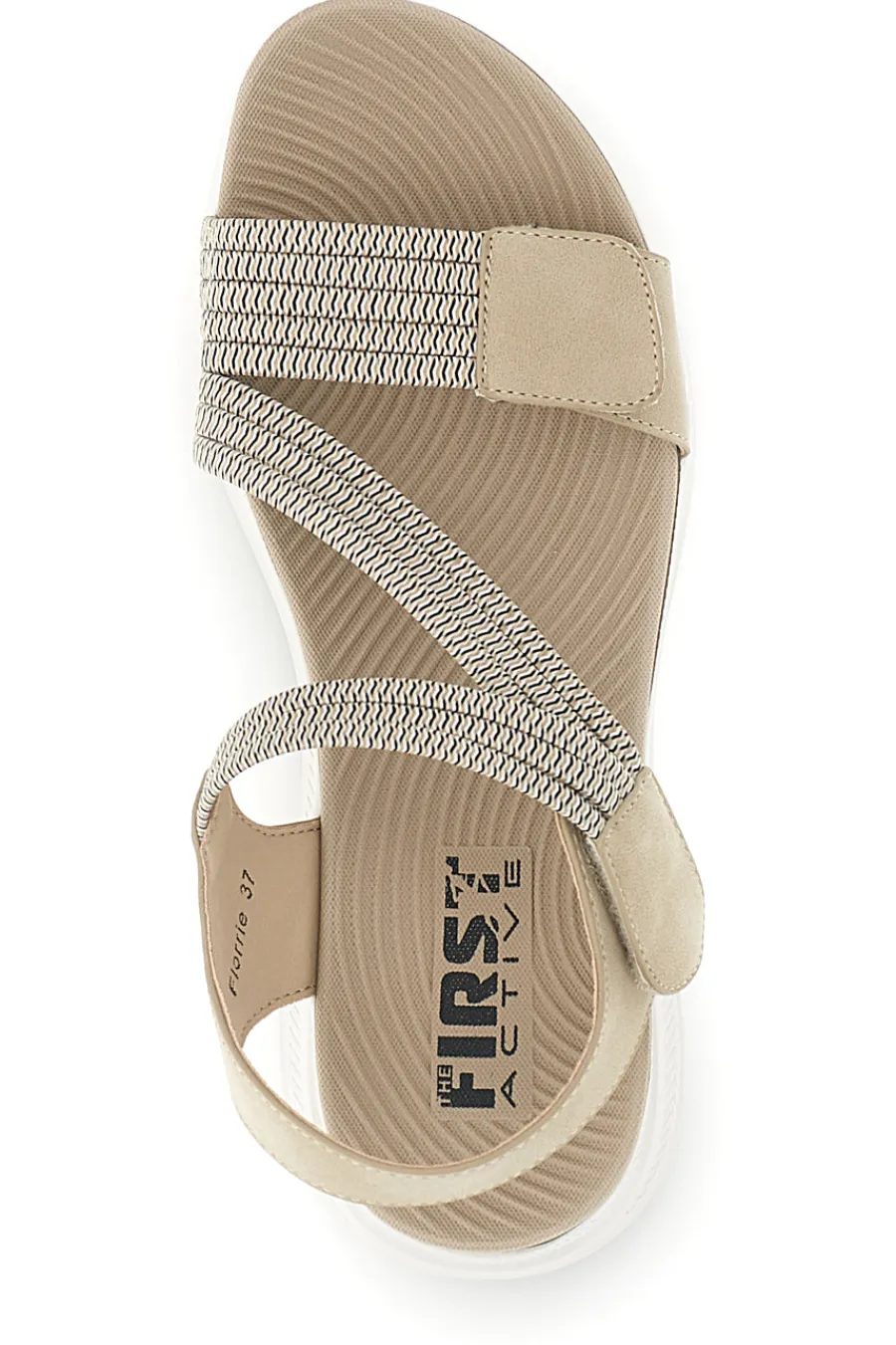 Sandali Albicocca con fasce elastiche 2-FIRST ACTIVE New