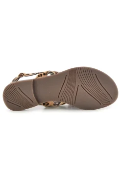 Sandali animalier in vera pelle con frange IF10277-PITTARELLO LOOK New