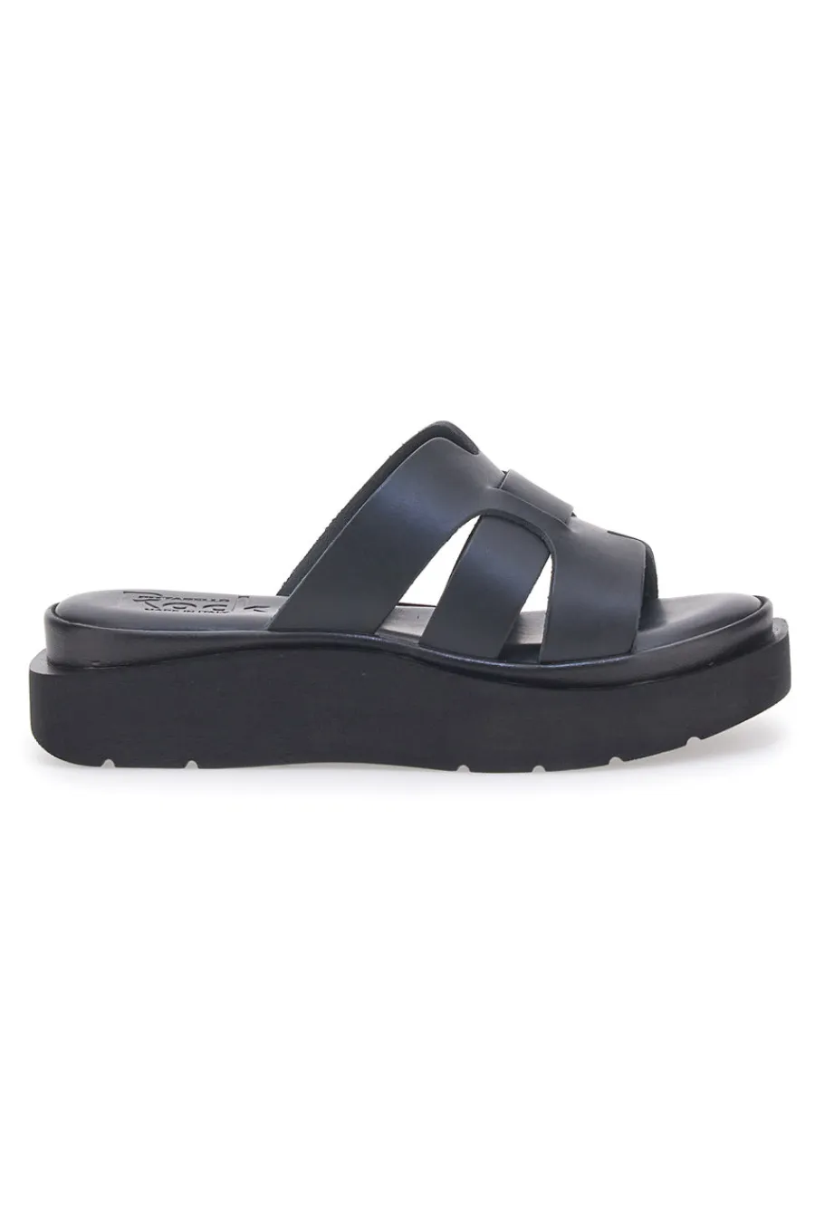 Sandali Aperti Neri in Vera Pelle con Platform 5983-PITTARELLO ROCK Clearance