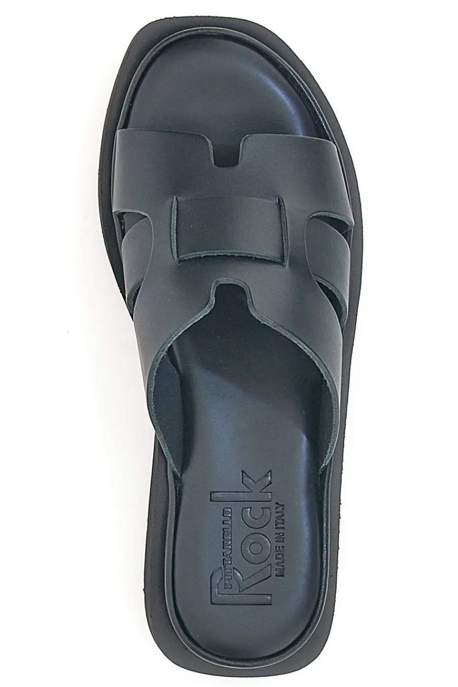 Sandali Aperti Neri in Vera Pelle con Platform 5983-PITTARELLO ROCK Clearance