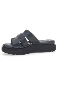 Sandali Aperti Neri in Vera Pelle con Platform 5983-PITTARELLO ROCK Clearance