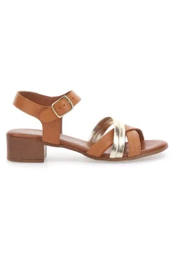 Sandali Arancio con Fascette Incrociate 243205-PITTARELLO LOOK Sale