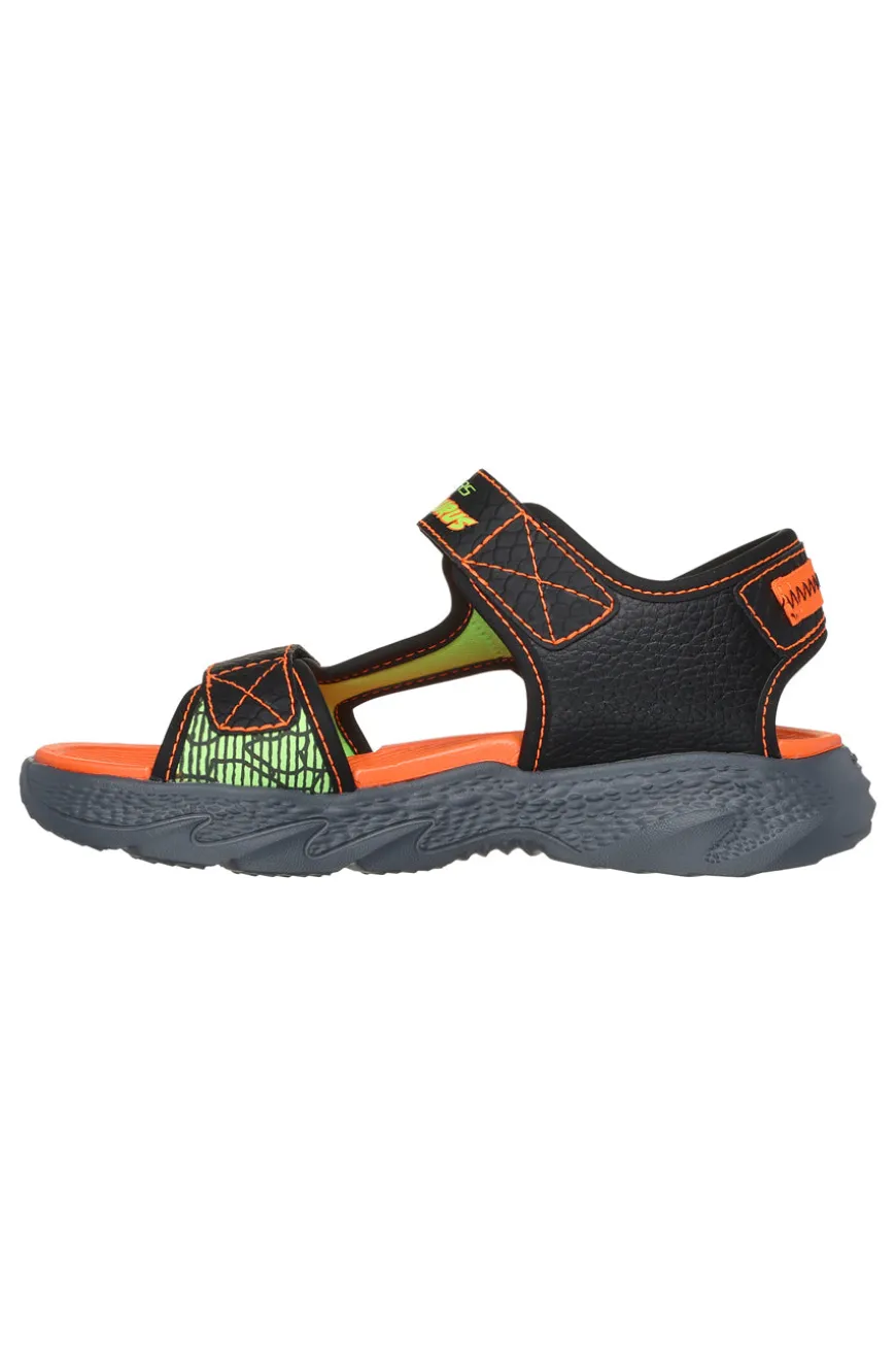 Sandali Arancioni da Bimbi Skechers Creature-Splash