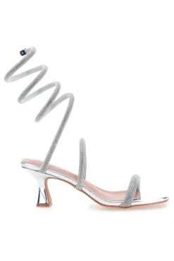 Sandali con strass e laccio a spirale 1614-MON DIEU Sale