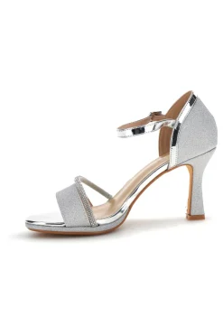 Sandali Argento con tacco alto e cinturino Ap25s9116-LE HAVRE PARIS Outlet