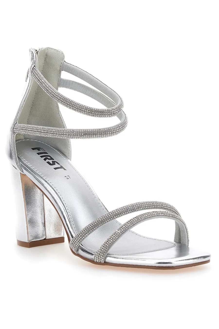 Sandali Con Tacco Alto e Strass 254-THE FIRST Best