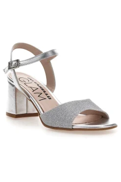 Sandali Argento con Tacco Medio 5214-PITTARELLO GLAM Sale