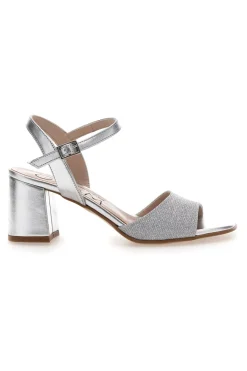 Sandali Argento con Tacco Medio 5214-PITTARELLO GLAM Sale