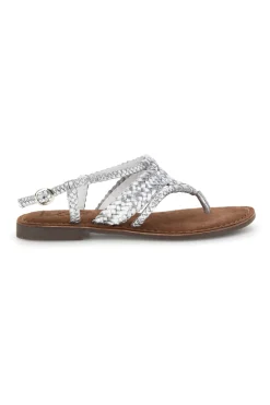 Sandali argento in vera pelle infradito intrecciati IF6300-PITTARELLO LOOK Clearance