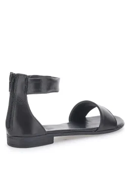 Sandali Bassi Neri con Cinturino alla Caviglia 225495-PITTARELLO LOOK Clearance