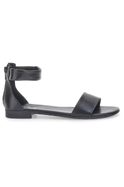 Sandali Bassi Neri con Cinturino alla Caviglia 225495-PITTARELLO LOOK Clearance