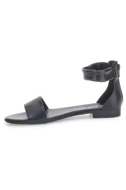 Sandali Bassi Neri con Cinturino alla Caviglia 225495-PITTARELLO LOOK Clearance