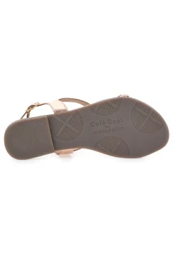 Sandali bassi rose gold con dettagli intrecciati Cafè Cost 95158-CAFÈ COST Clearance