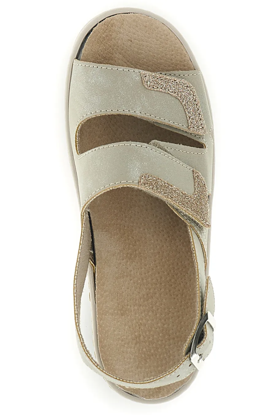 Sandali beige con cinturini regolabili e soletta estraibile 0183-PRIMA RIGA Discount