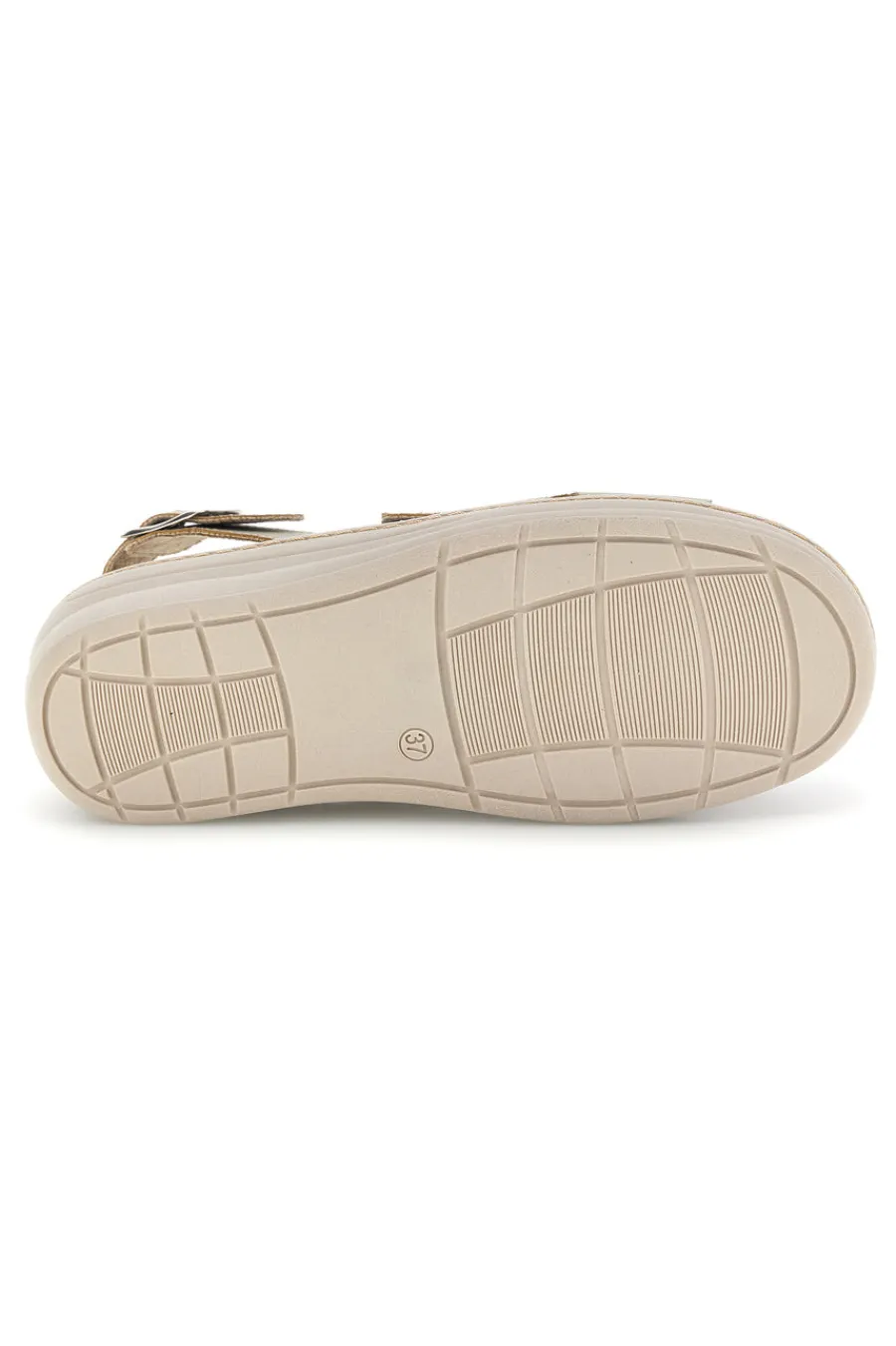 Sandali beige con cinturini regolabili e soletta estraibile 0183-PRIMA RIGA Discount