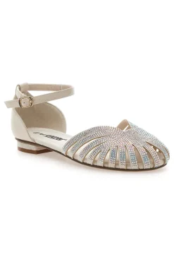 Sandali beige con cinturino e dettagli gioiello E354-ENERGY Best