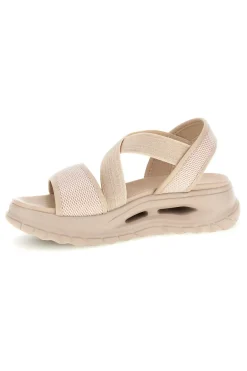 Sandali con fasce elastiche platform comfort 353e001-PLOCADI Outlet