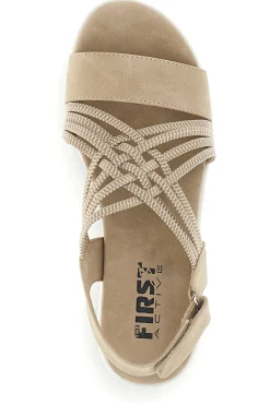 Sandali con fasce intrecciate e velcro The 24001A-FIRST ACTIVE Best