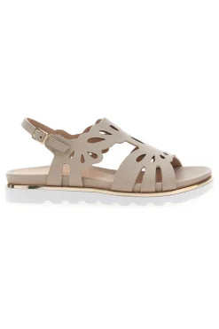 Sandali Beige con Intagli Decorativi Marcella Burani K11040-MARIELLA BURANI Discount