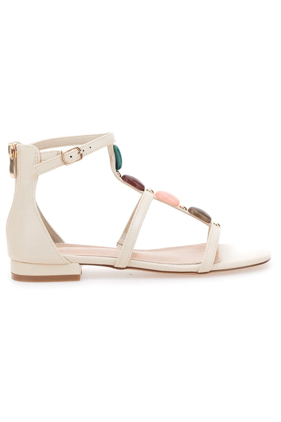 Sandali con Pietre Colorate 695-MON DIEU Outlet