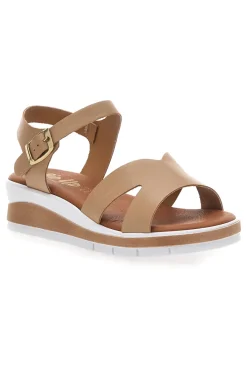 Sandali beige con plantare anatomico e cinturino 403-BIO UP Clearance