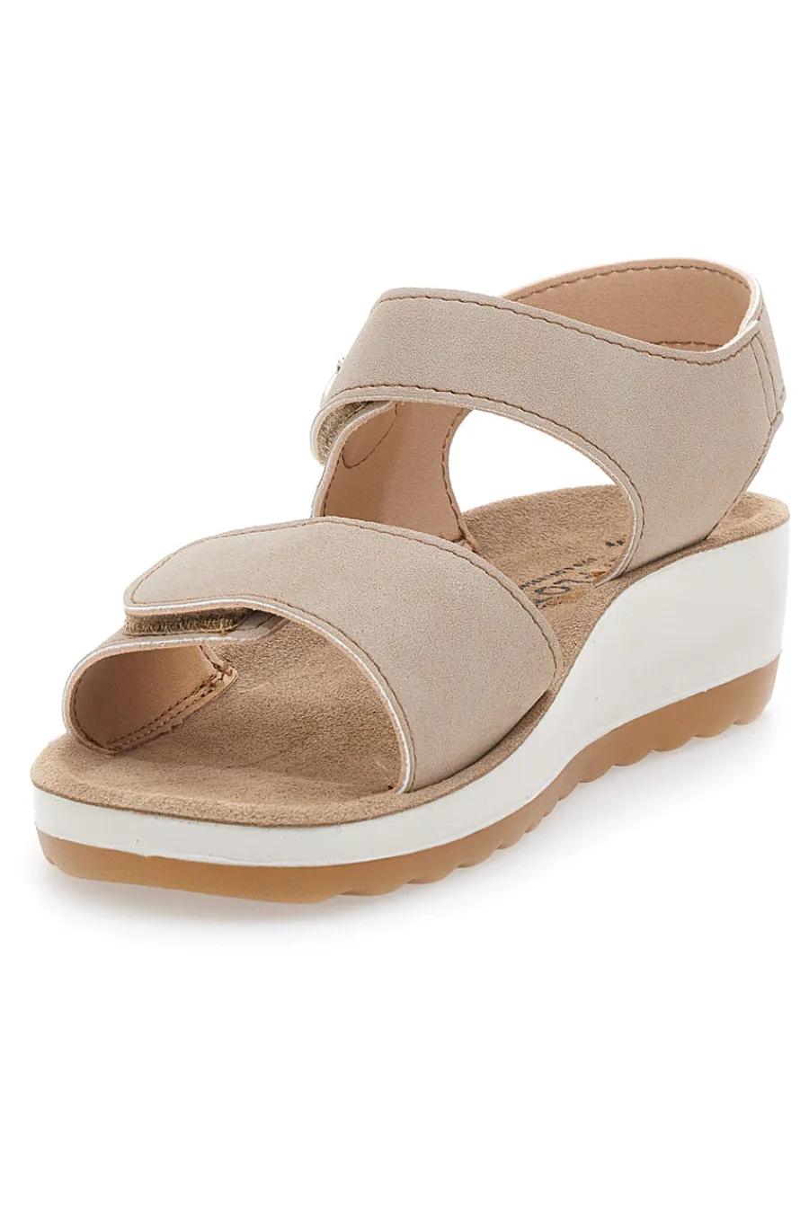 Sandali beige con sottopiede in pelle 42K23HC-FLY FLOT New