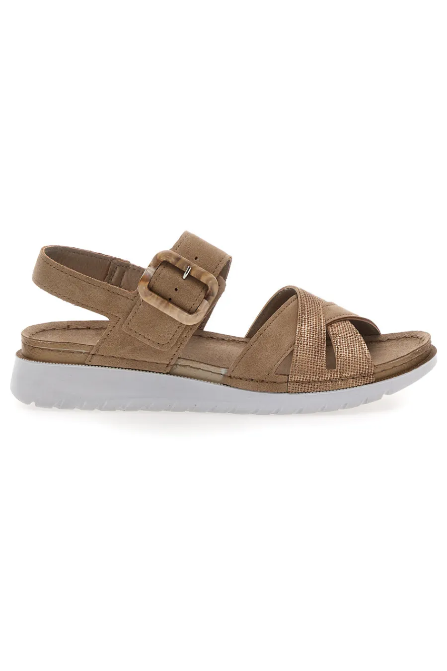 Sandali beige con sottopiede comfort In Blu 47CN-INBLU Best