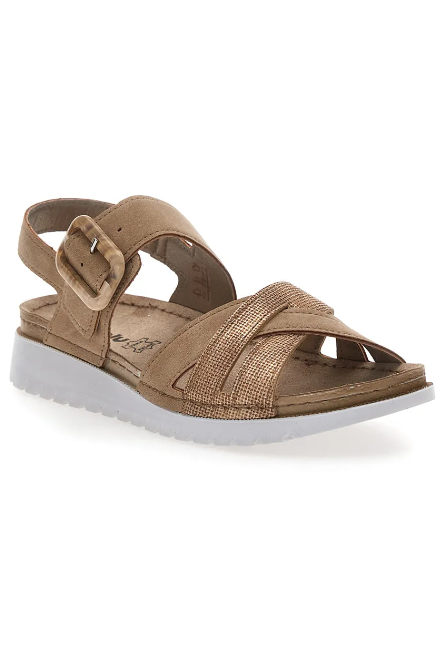 Sandali beige con sottopiede comfort In Blu 47CN-INBLU Best