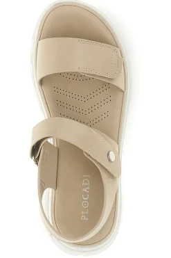 Sandali con strappi in velcro suola comfort G88382-PLOCADI Outlet