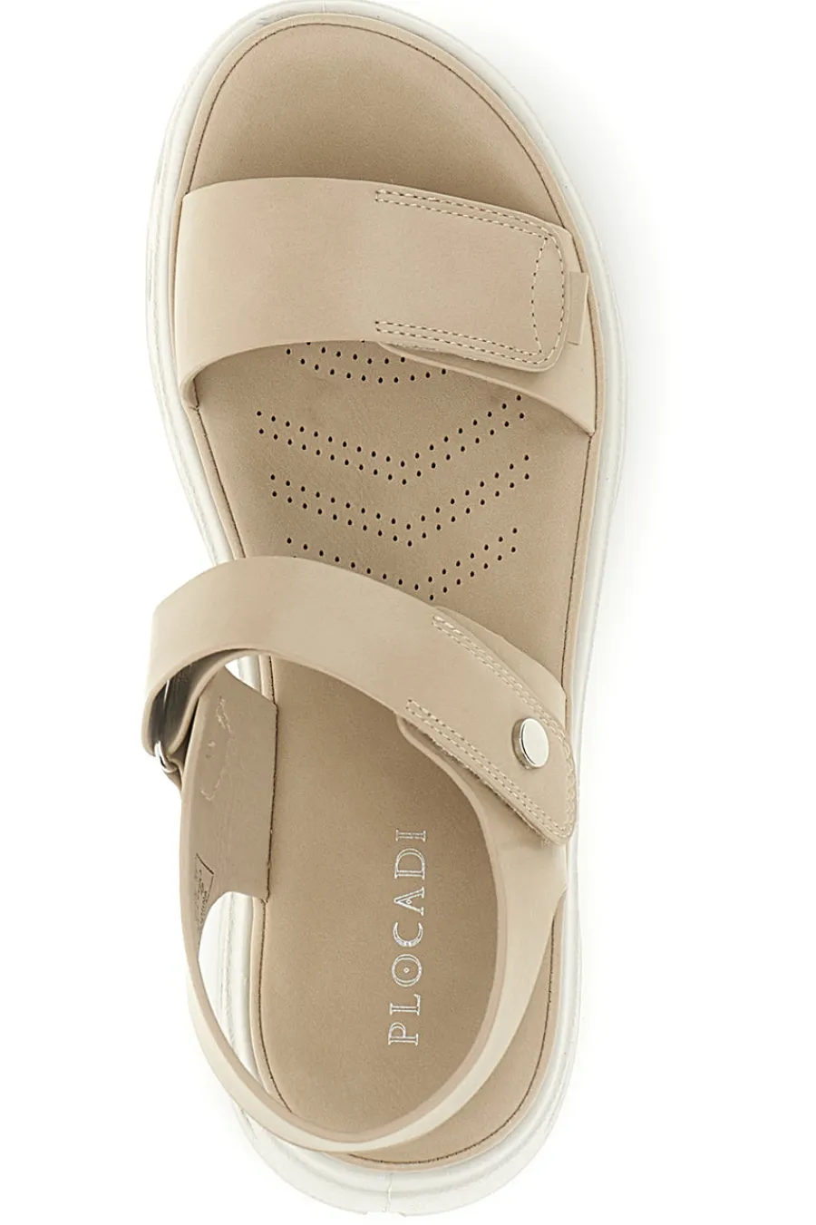 Sandali con strappi in velcro suola comfort G88382-PLOCADI Outlet