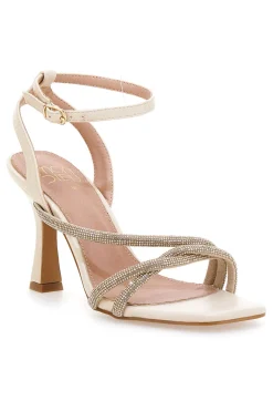 Sandali con strass e tacco alto 1625-MON DIEU Sale