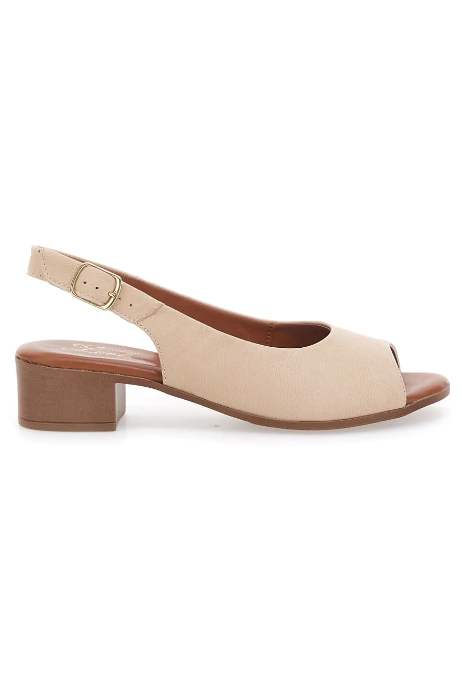 Sandali con Tacco a Blocco e Tomaia in Pelle 243065-PITTARELLO LOOK Sale