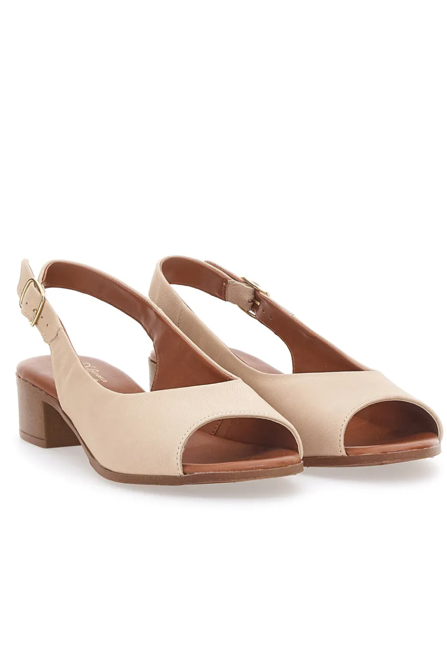 Sandali con Tacco a Blocco e Tomaia in Pelle 243065-PITTARELLO LOOK Sale