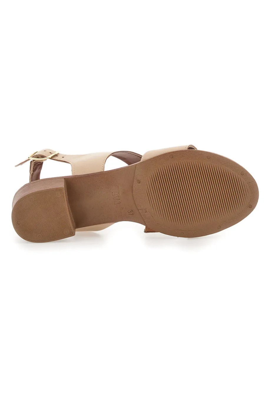 Sandali con Tacco Basso e Tomaia in Pelle 243080-PITTARELLO LOOK New