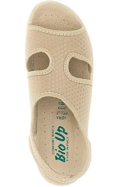 Sandali con Tomaia in Vera Pelle 721-BIO UP Clearance