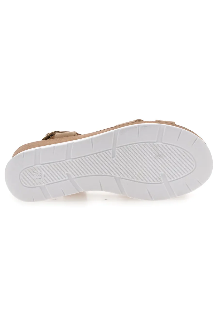 Sandali con Zeppa Bianca e CInturino 11074113-PLOCADI Clearance
