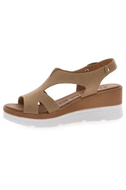 Sandali con Zeppa Bianca e CInturino 11074113-PLOCADI Clearance