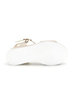 Sandali Beige con zeppa e dettaglio decorativo E471-ENERGY Online