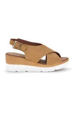 Sandali con zeppa e fasce incrociate 1107704-PLOCADI Discount