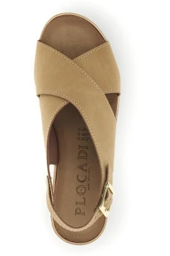 Sandali con zeppa e fasce incrociate 1107704-PLOCADI Discount