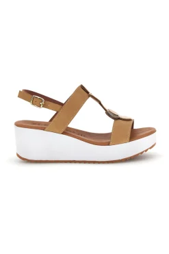 Sandali con zeppa e forme geometriche 363033-PLOCADI Online
