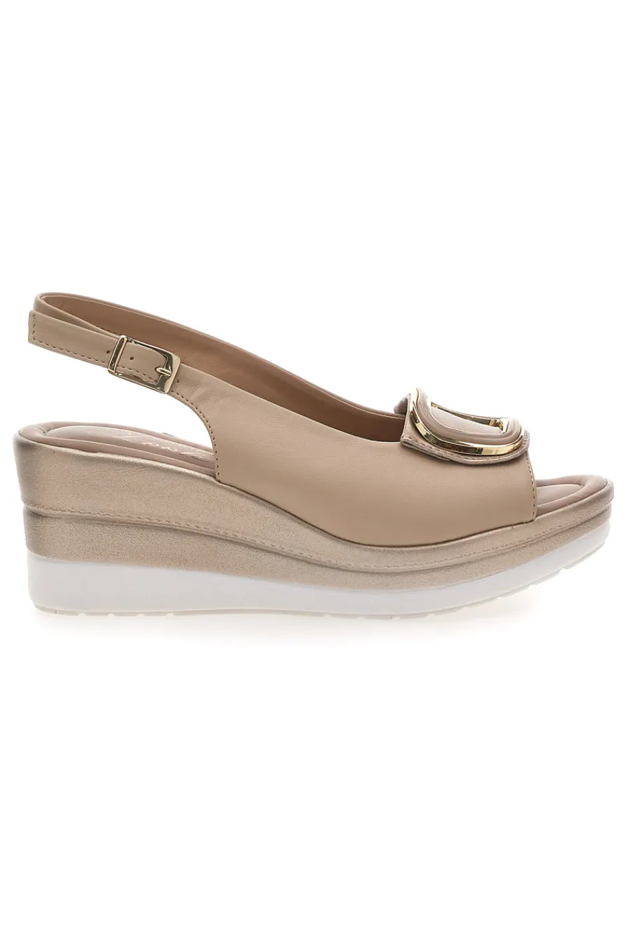 Sandali con zeppa e maxi fibbia MK3197352-PITTARELLO LOOK Clearance