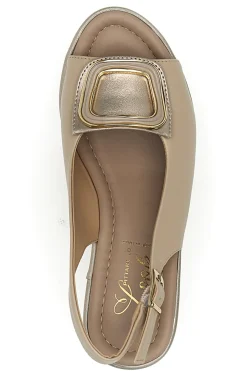 Sandali con zeppa e maxi fibbia MK3197352-PITTARELLO LOOK Clearance