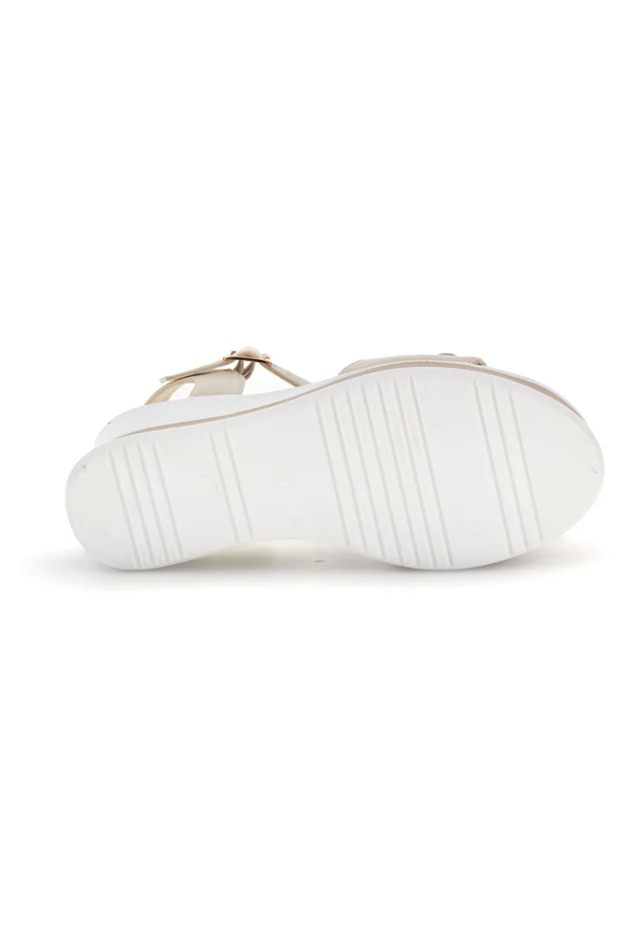 Sandali beige con zeppa e memory soft E804-ENERGY Clearance