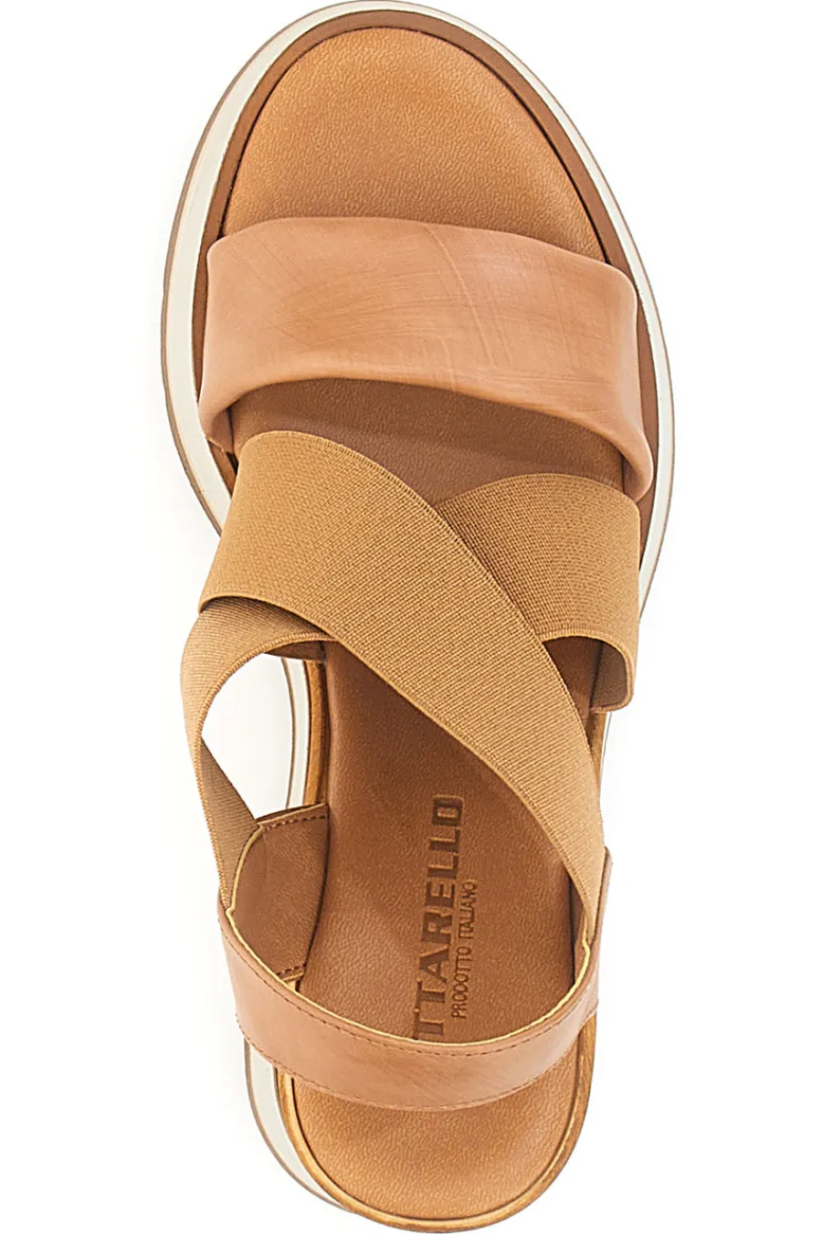 Sandali Beige Con Zeppa 24953-PITTARELLO