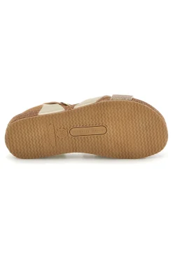 Sandali beige e oro con sottopiede in pelle 293A940SR-PITTARELLO ECO Online