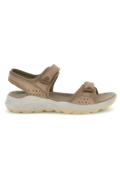 Sandali beige in vera pelle con plantare anatomico 6 FD41-FLY DINAMIC Online