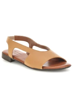 Sandali in vera pelle con fascia e inserto laterale 225620-PITTARELLO LOOK Clearance