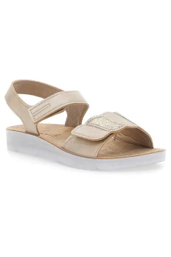 Sandali Beige Oro Con Chiusura Strappo 25 Cj-INBLU Best