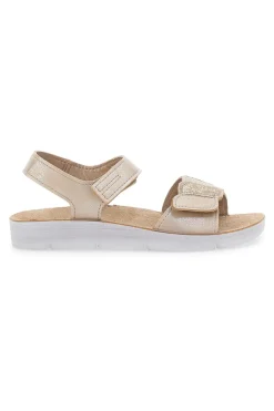 Sandali Beige Oro Con Chiusura Strappo 25 Cj-INBLU Best